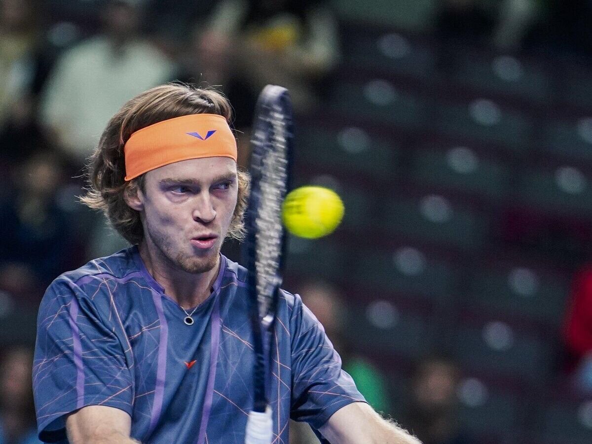   Российский теннисист Андрей Рублев© Фото : Пресс-служба ErsteBankOpen
