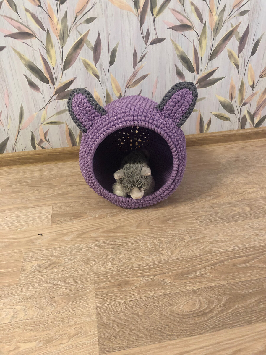 Домик для кота который  я связала