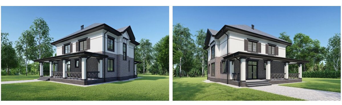 3D визуализация фасадов моего дома