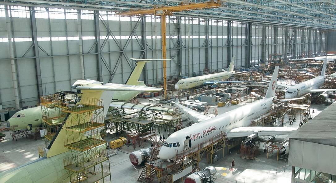 Сборка Ту-204