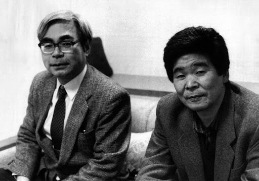 Хаяо Миядзаки и Исао Такахата - сооснователи анимационной студии Ghibli