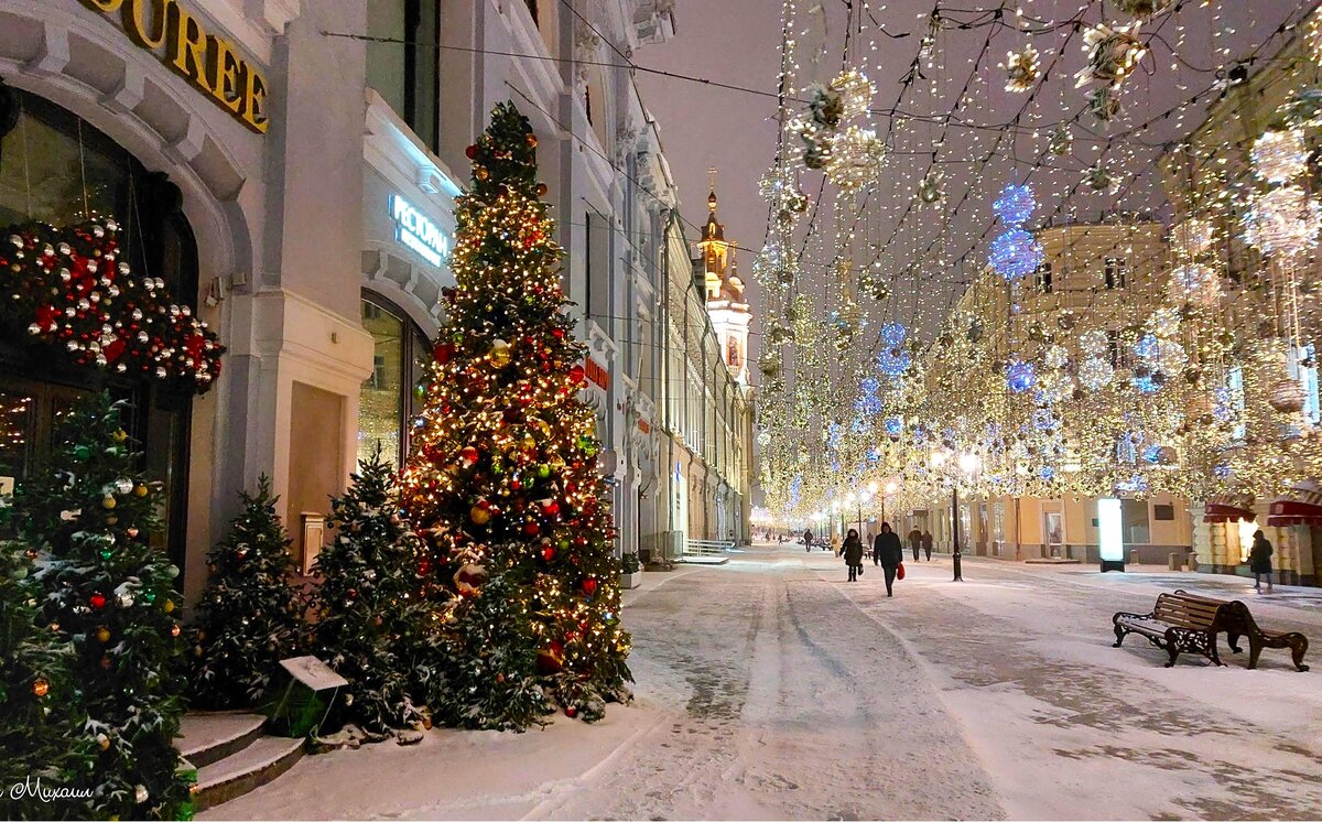 новогодняя москва 2024.