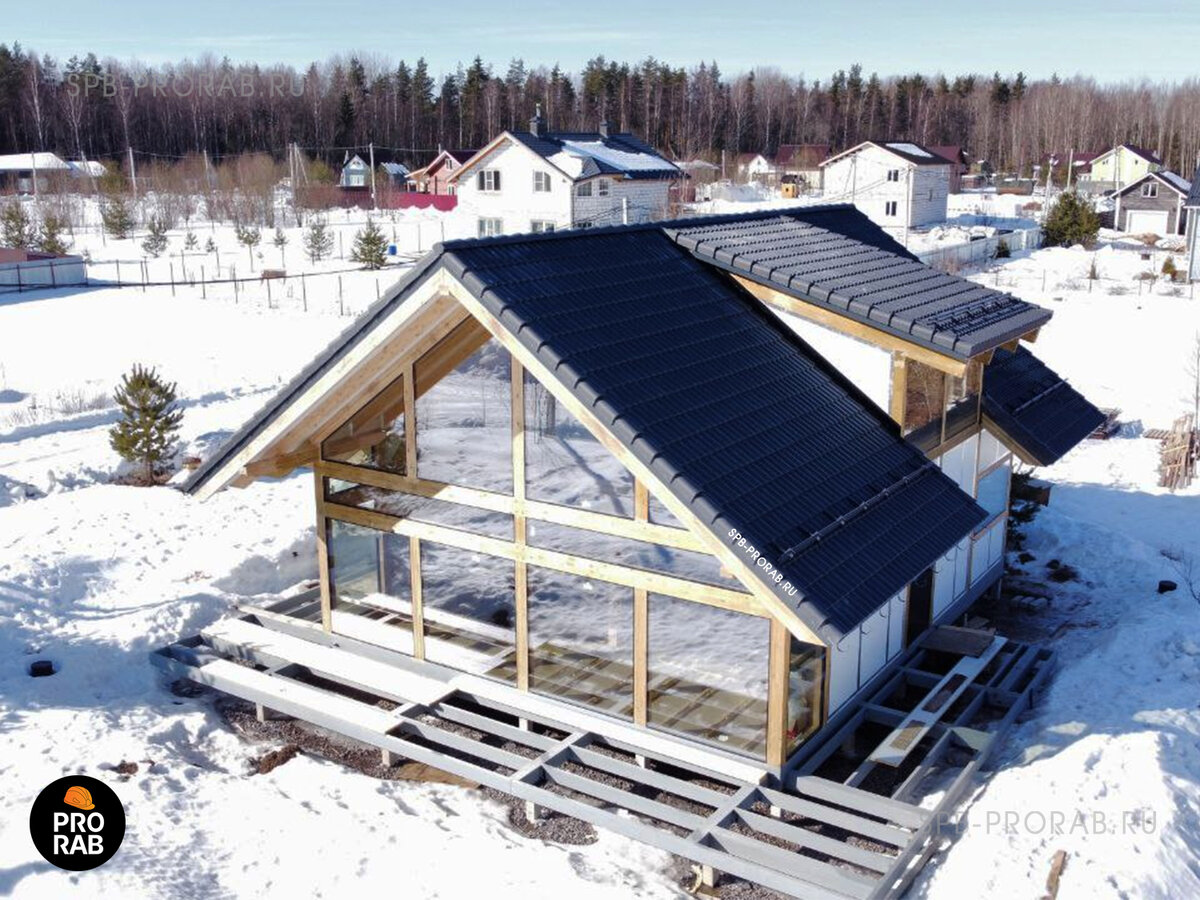 строительство дома под крышу. двухскатная крыша с мансардой. стройка крыши. строительство дома под крышу. мансардная кровля мансар франсуа.