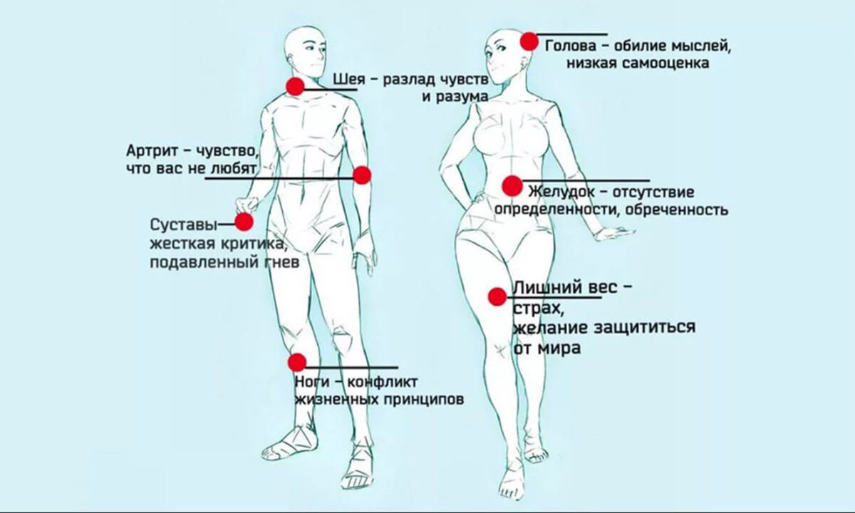 Психосоматика по органам и системам организма. | Свет осознанности | Дзен