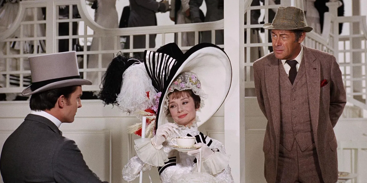 Кадр из фильма "Моя прекрасная леди" взят для иллюстрации из Яндекс Картинки. 