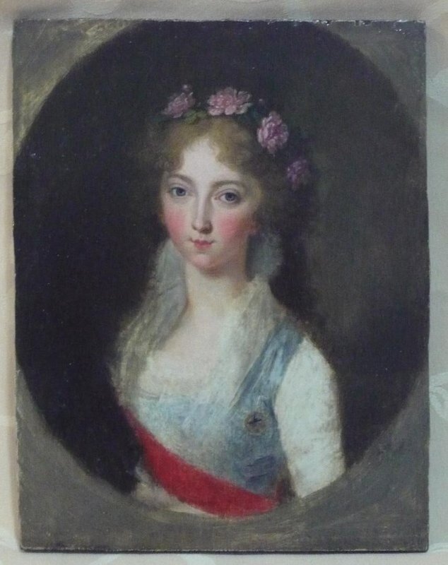 Портрет великой княгини Елизаветы Алексеевны. 1796 год. Художник Людвиг Гуттенбрунн. Государственный историко-художественный дворцово-парковый музей-заповедник "Гатчина"