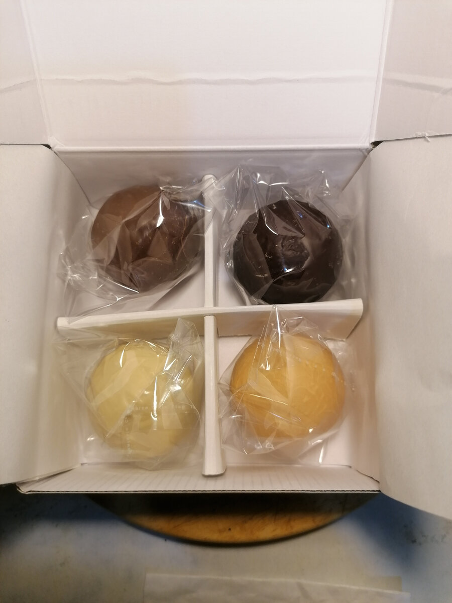 Вот такие бомбочки, разные вкусы. 