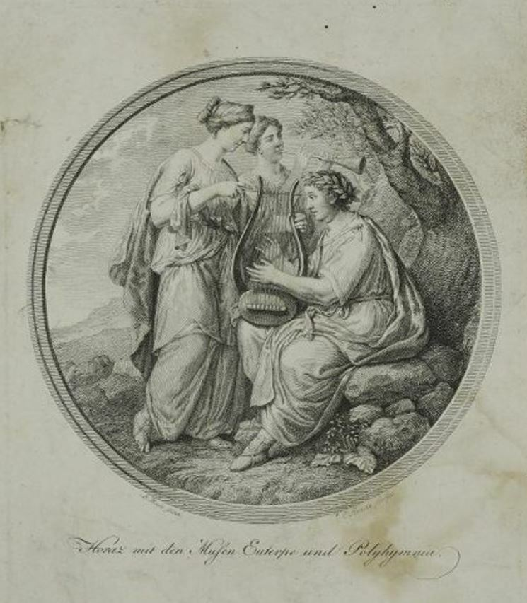 Кристиан Бернхард Роде. Гораций и музы. XVIII век. Государственный музей изобразительных искусств им. А.С. Пушкина, Москва
