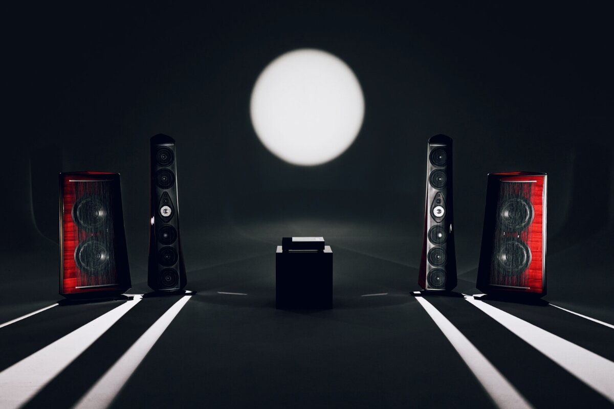 Klipsch rf28. значок звука. иконка динамика. громкость на колонке. звук из 2 динамиков.