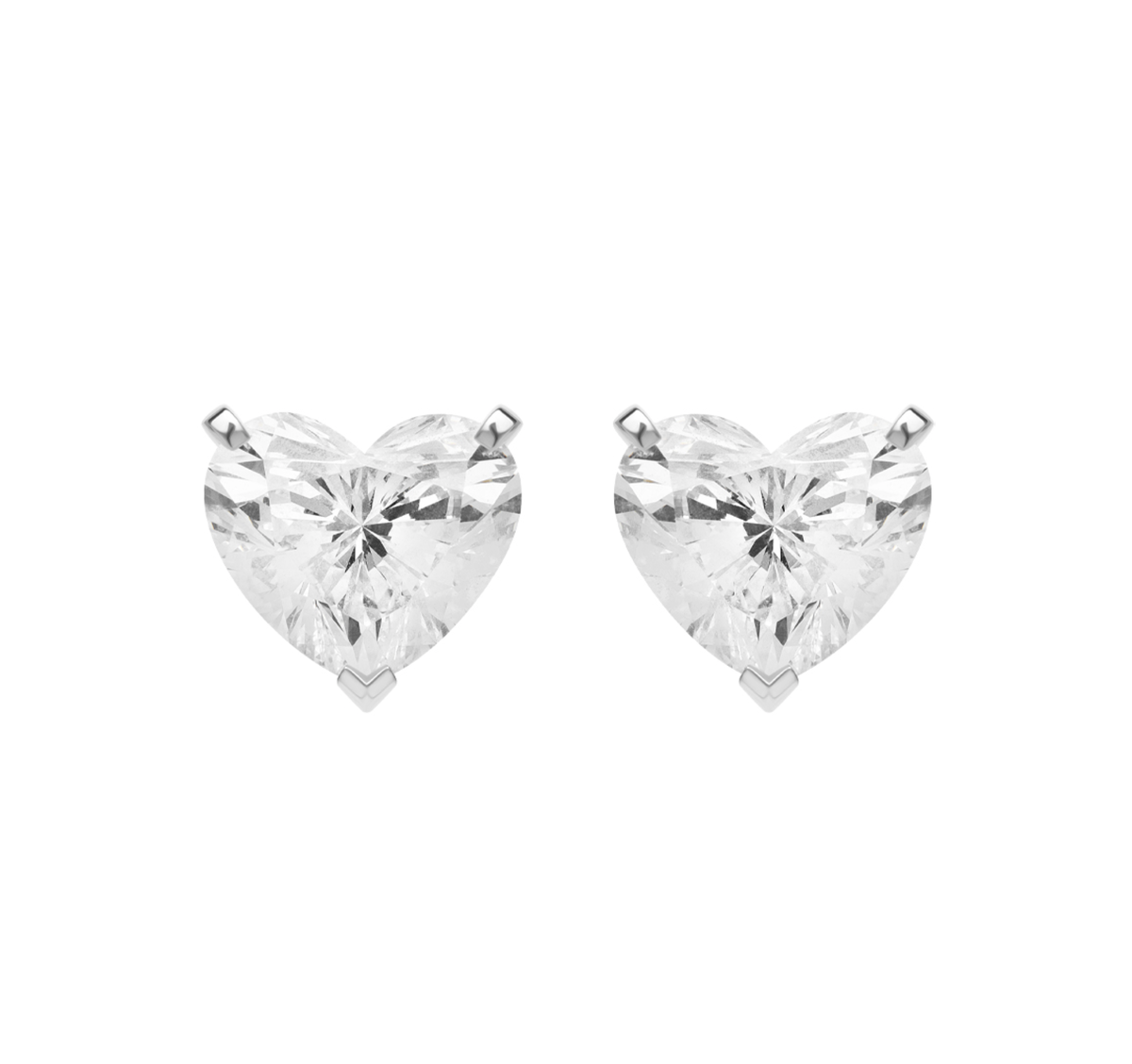 Серьги Mercury Classic из белого золота с бриллиантами