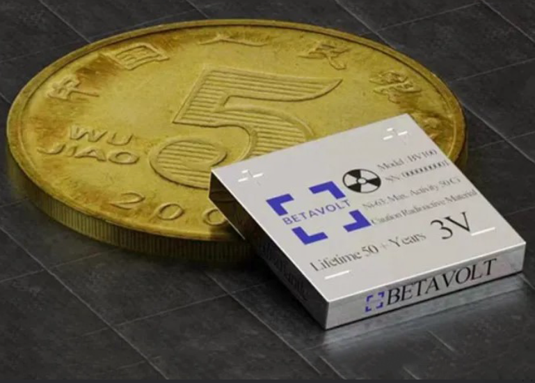 Революционную батарею создала китайская компания Betavolt на основе изотопа никеля 63