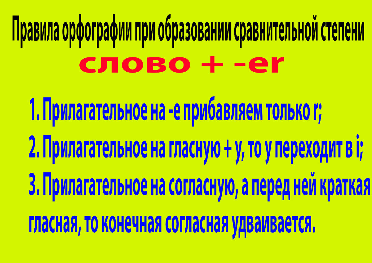 Степень сравнения прилагательных прекрасный