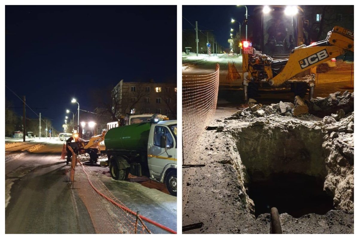    11 домов в Челябинске остаются без воды из-за аварии в Ленинском районе