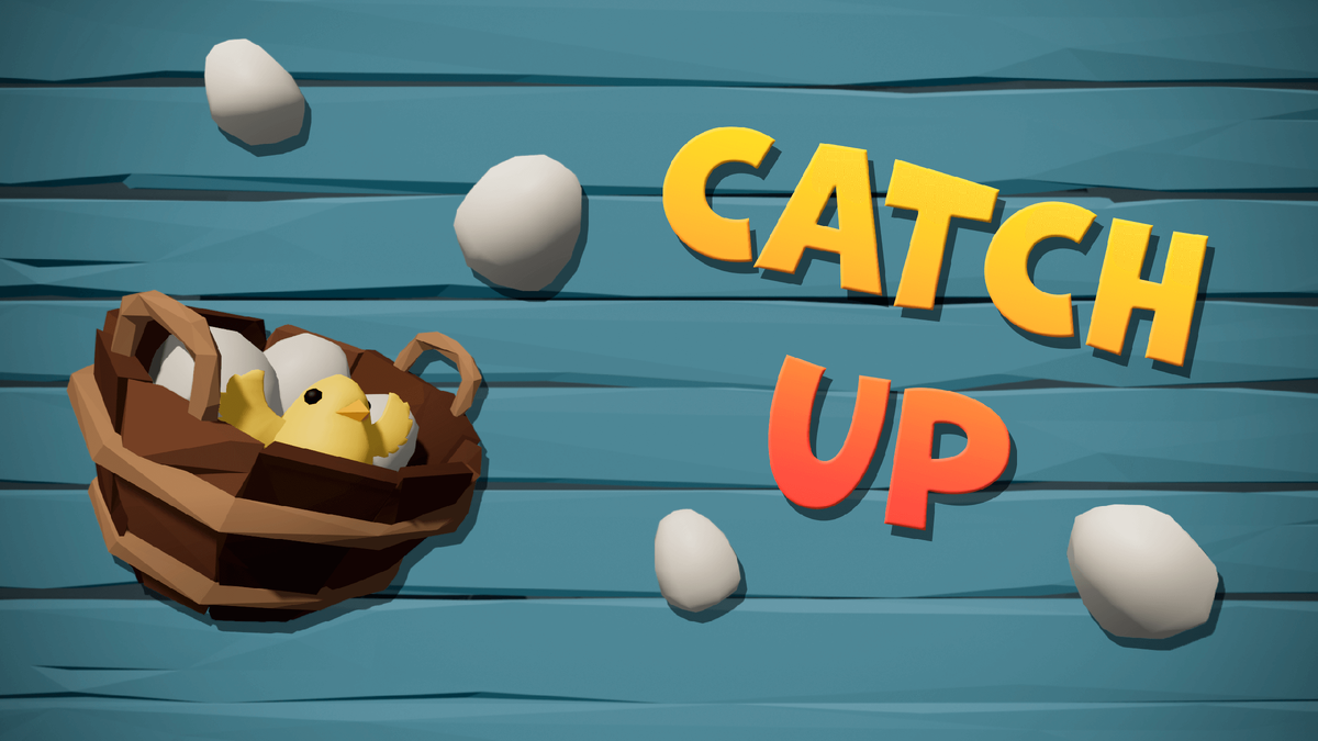 Игру назвали Catch Up (Поймай!). Обложку и графику создавала 3D-художник компании