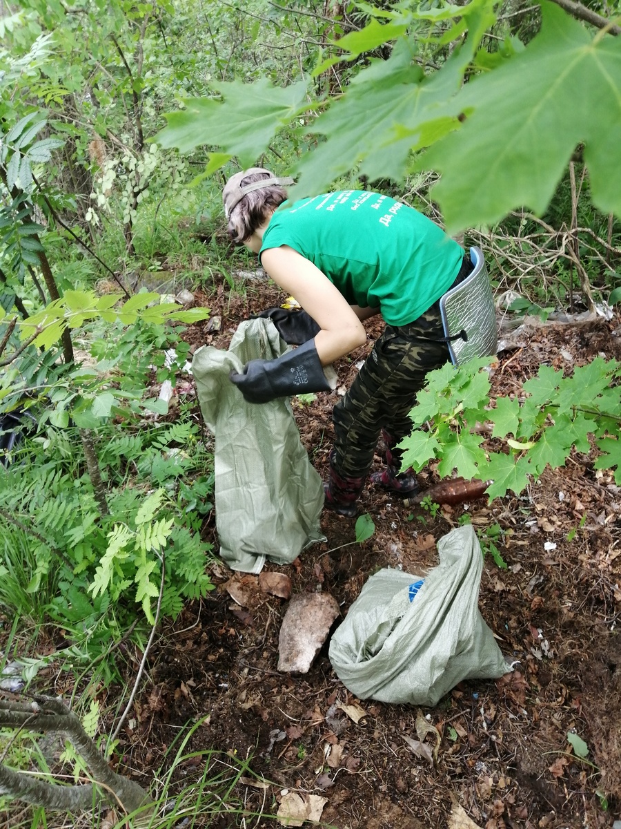 Уборка мусора на проекте «Чистая Вуокса»