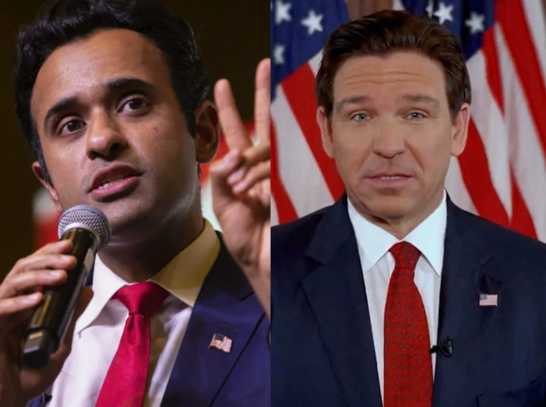 Основные конкуренты Трампа Десантис и Рамасвами заявили о выходе из предвыборной гонки.  