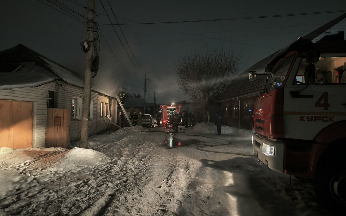    В Курске на пожаре погибли три человека