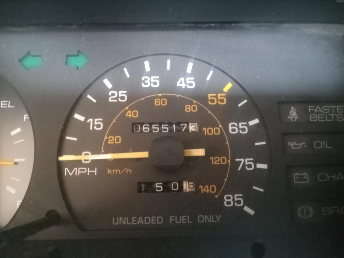 Типичный американский спидометр картеровской эпохи