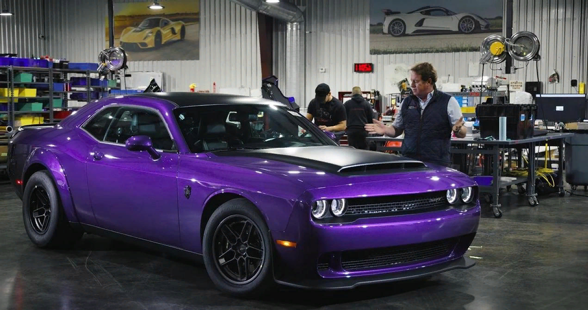 Dodge Challenger srt Demon двигатель