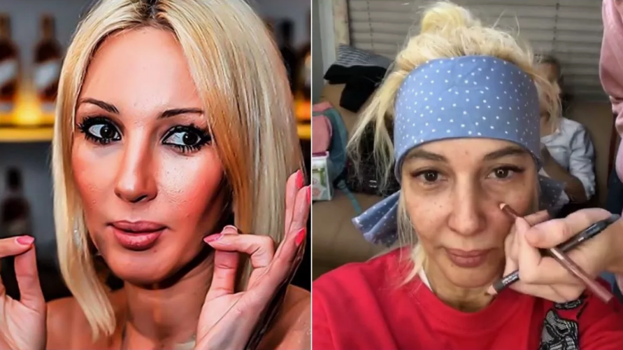 А вот телеведущая Лера Кудрявцева без макияжа и фотошопа! Зрелище, прямо скажем,