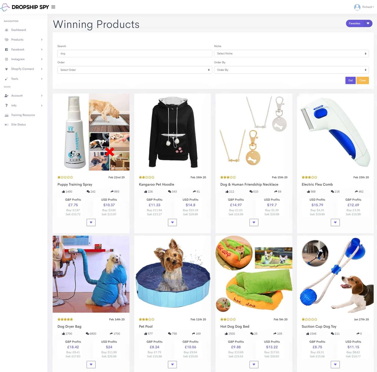 Winning product