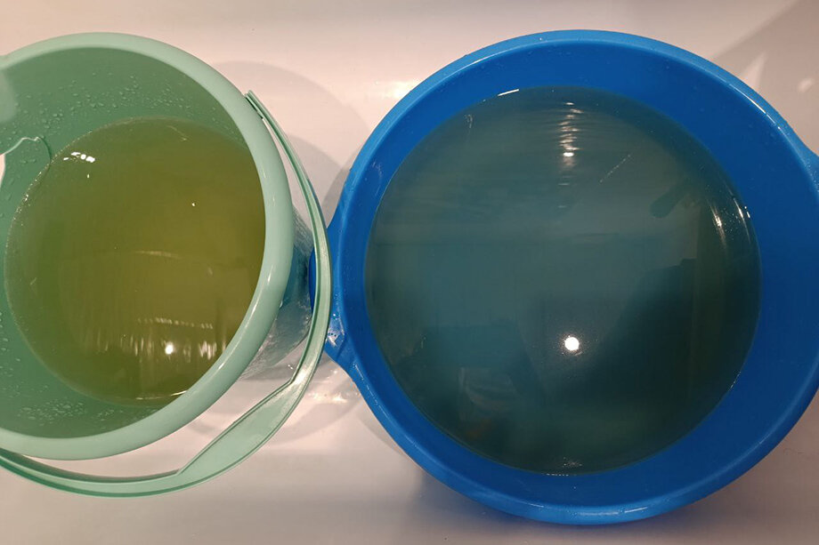 Водоснабжение города остановлено из-за поступления на гидроузел больших объёмов грязной воды. Фото: Оксана Порицкая/Octagon.Media