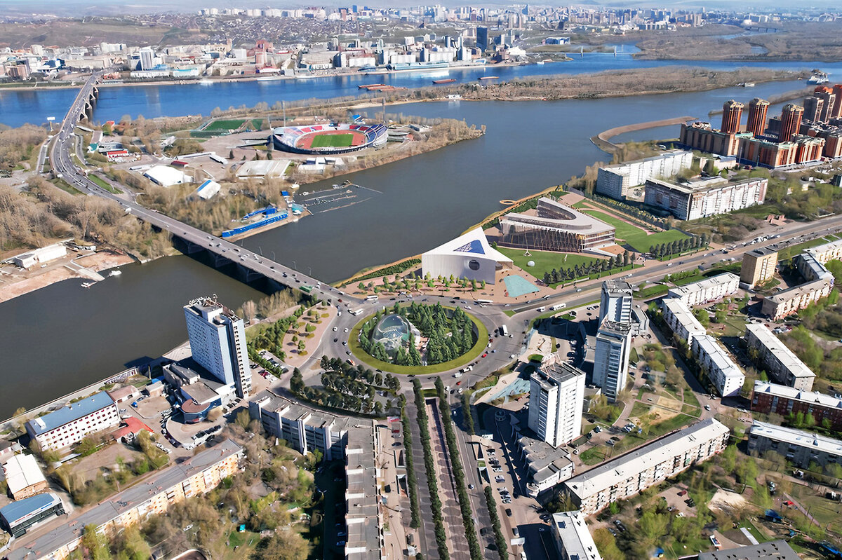     Так должна была выглядеть Предмостная к юбилею города согласно итальянской концепции