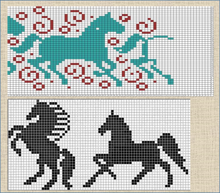 Схема год лошади