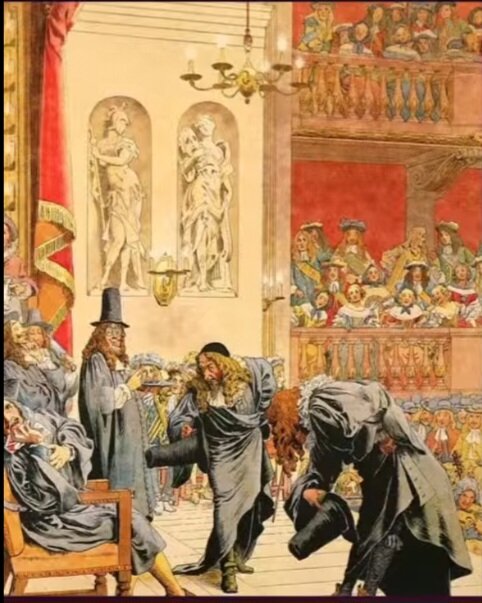 Театральное представление в правление ЛюдовикаXIV.