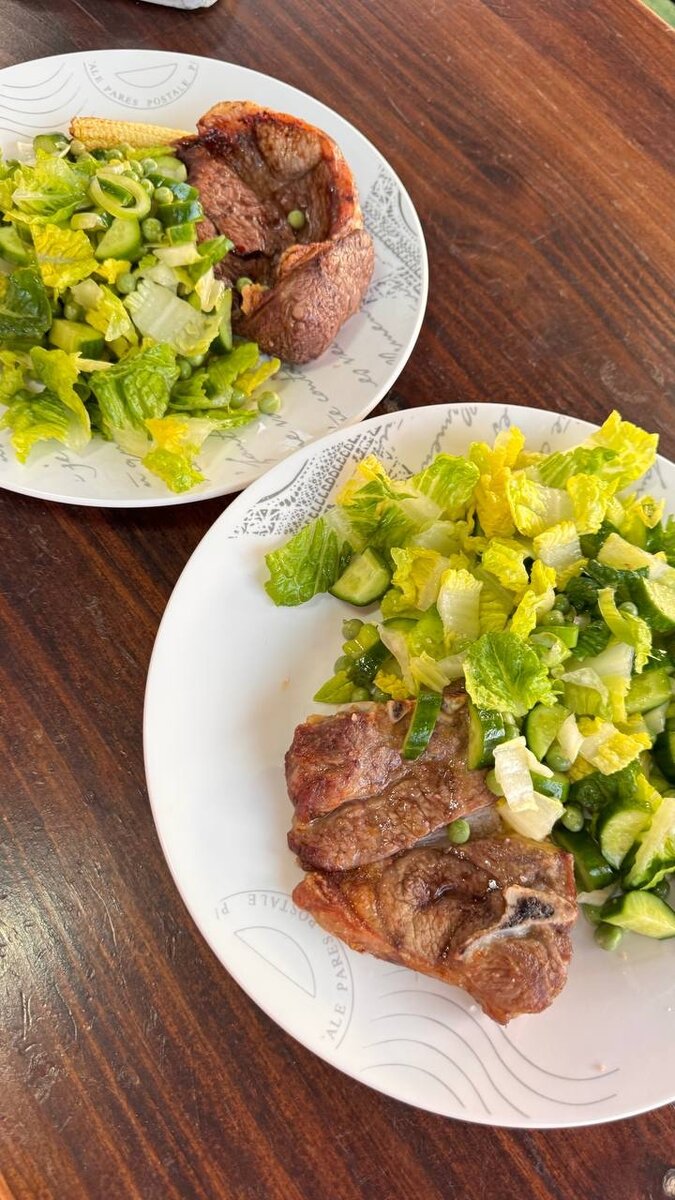 Как вариант: баранина и овощи