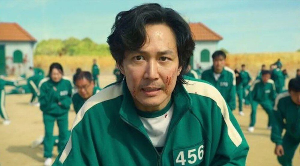     Кадр из 1 сезона сериала «Игра в кальмара» (2021)