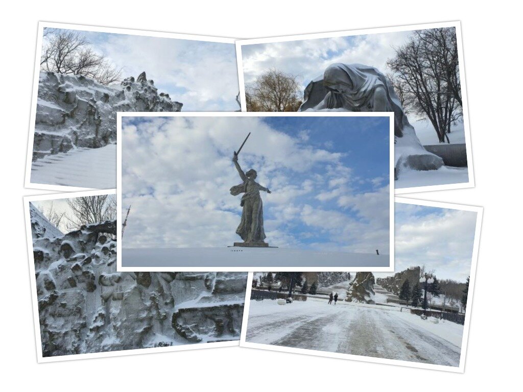 Мамаев курган зимой