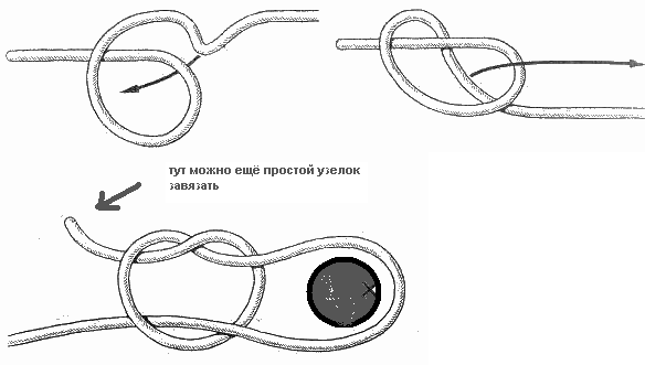 Как привязать леску к леске