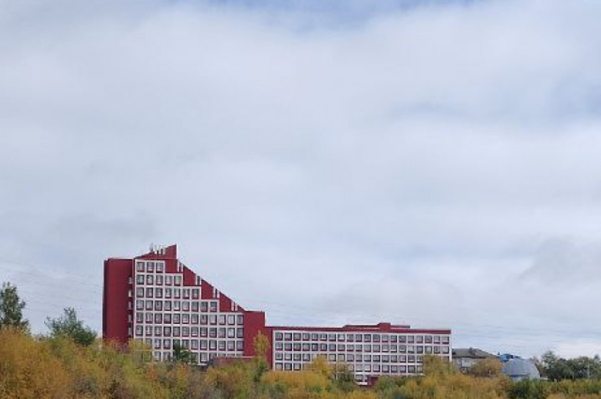    В этом здании взвыла пожарная сигнализация.