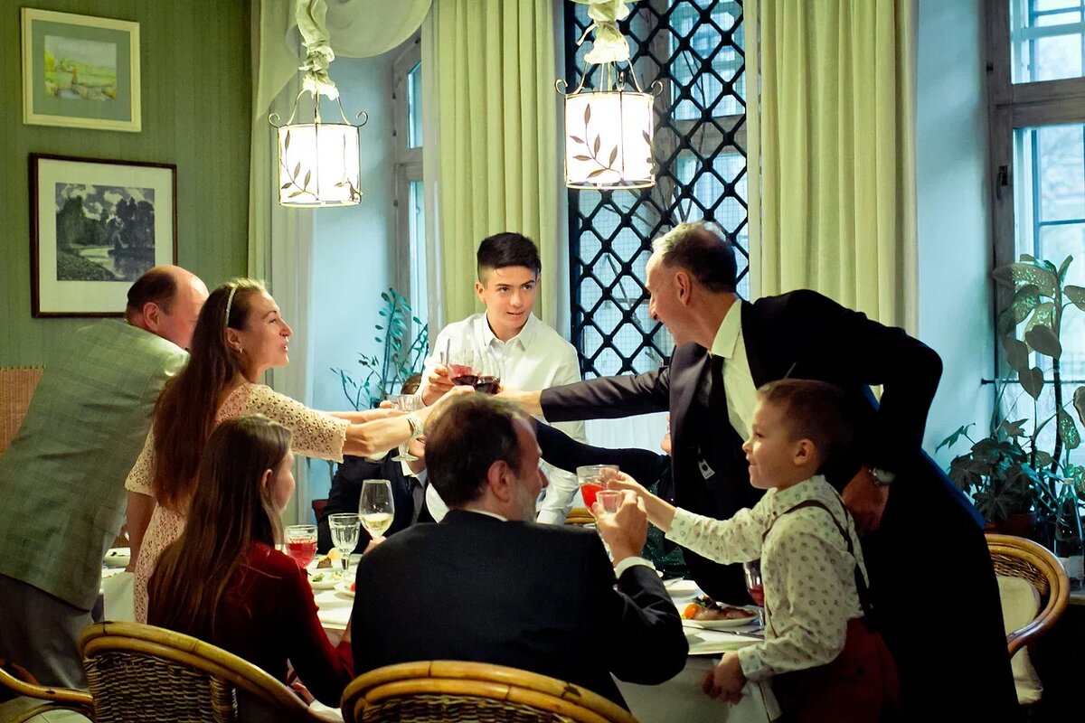 В центре- герой рассказа, Джампаоло