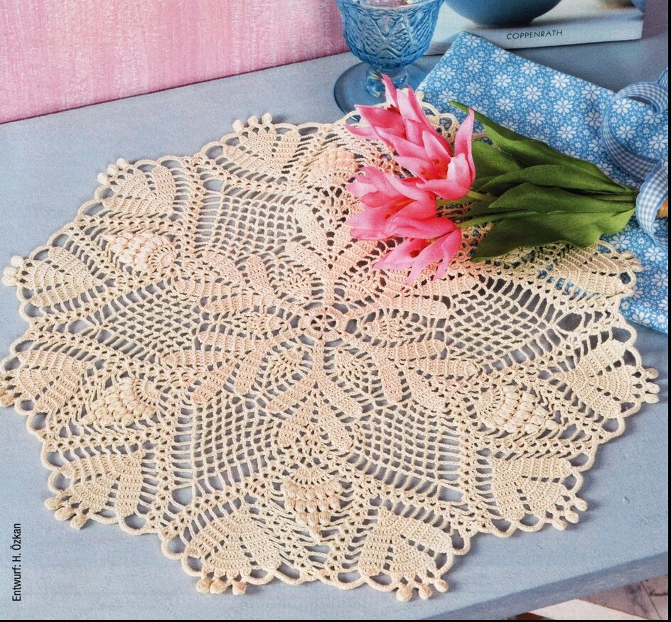 вязание салфеток на стол. скатерть крючком. вязание салфеток на стол. вязаные скатерти крючком. вязание салфеток на стол.