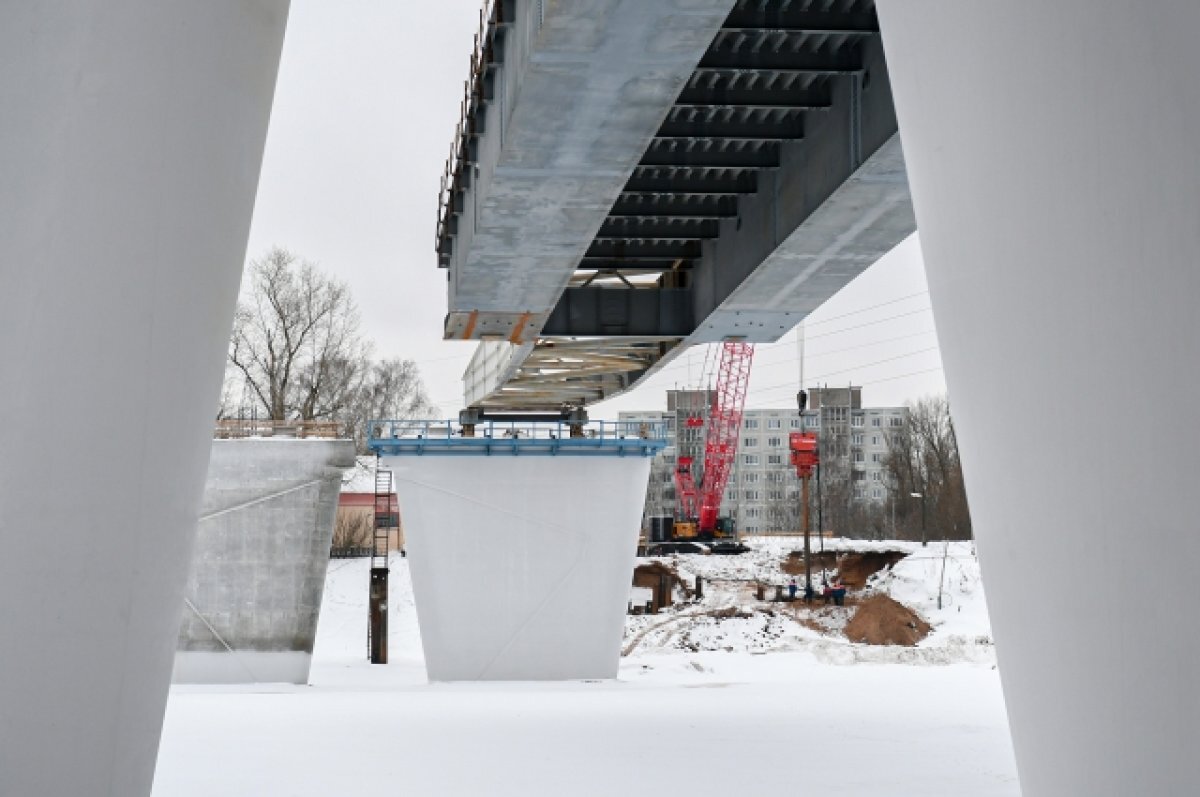    В Твери приступят к седьмой стадии надвижки Западного моста