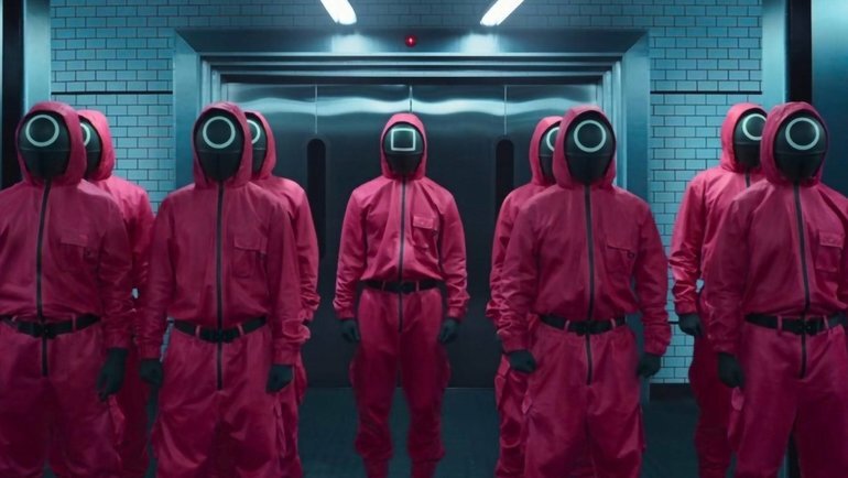    Кадр из сериала «Игра в кальмара»