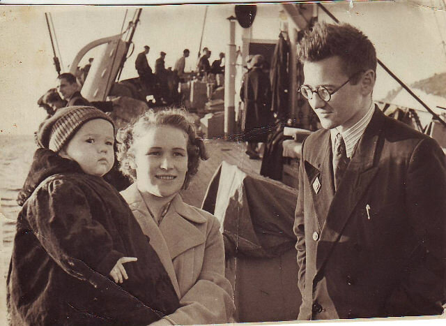 Мама, папа и я. 1957-1958 г.