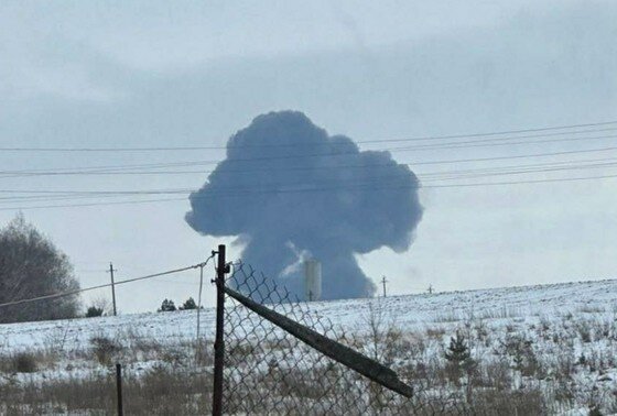    Место авиакатастрофы в Белгородской области