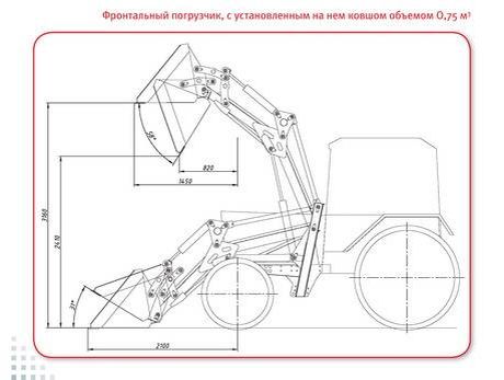 Кун чертеж на минитрактор