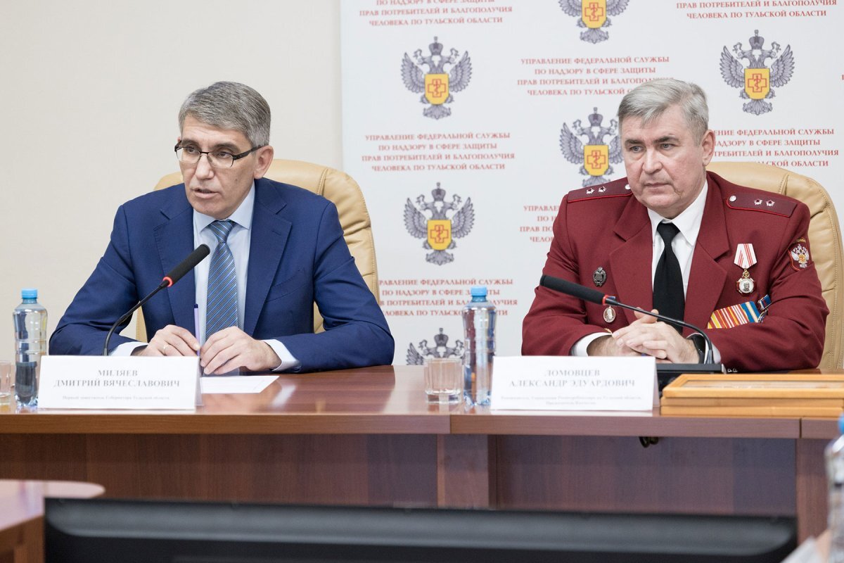    Александр Ломовцев рассказал об итогах работы тульского Роспотребнадзора