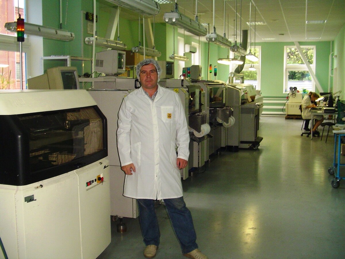 Участок поверхностного монтажа