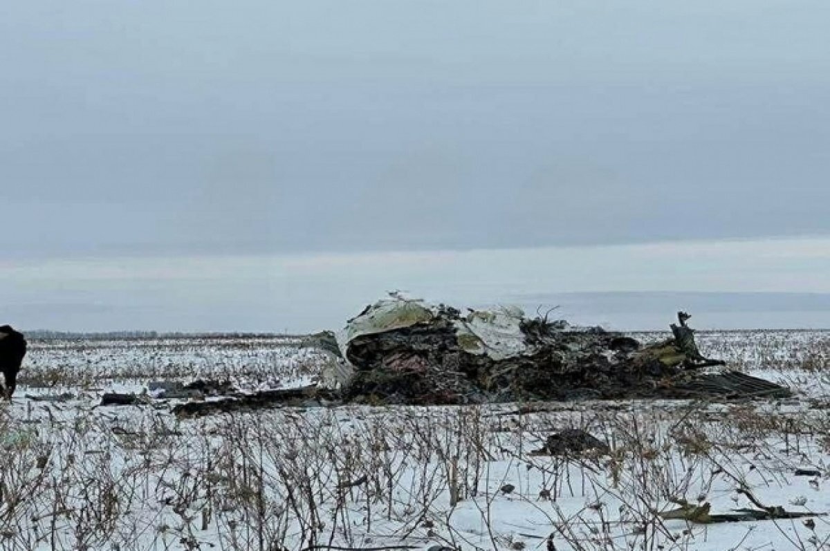    Сбитый ВСУ ИЛ-76 с военнопленными.
