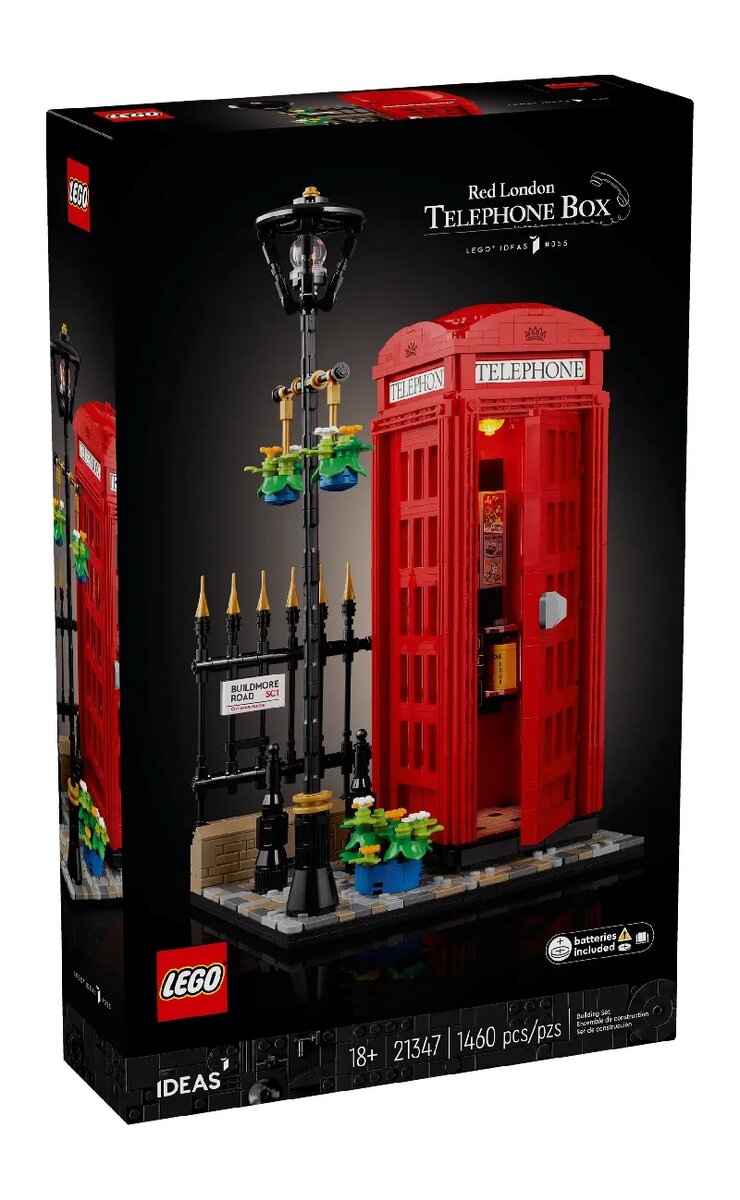 Официально представлена телефонная будка LEGO Ideas Red London (21347) |  Cube Store | Дзен