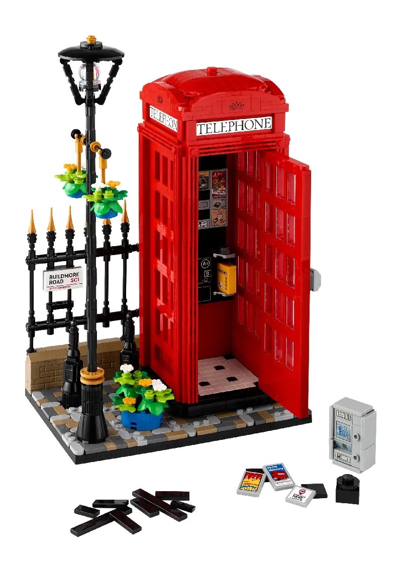 Официально представлена телефонная будка LEGO Ideas Red London (21347) |  Cube Store | Дзен