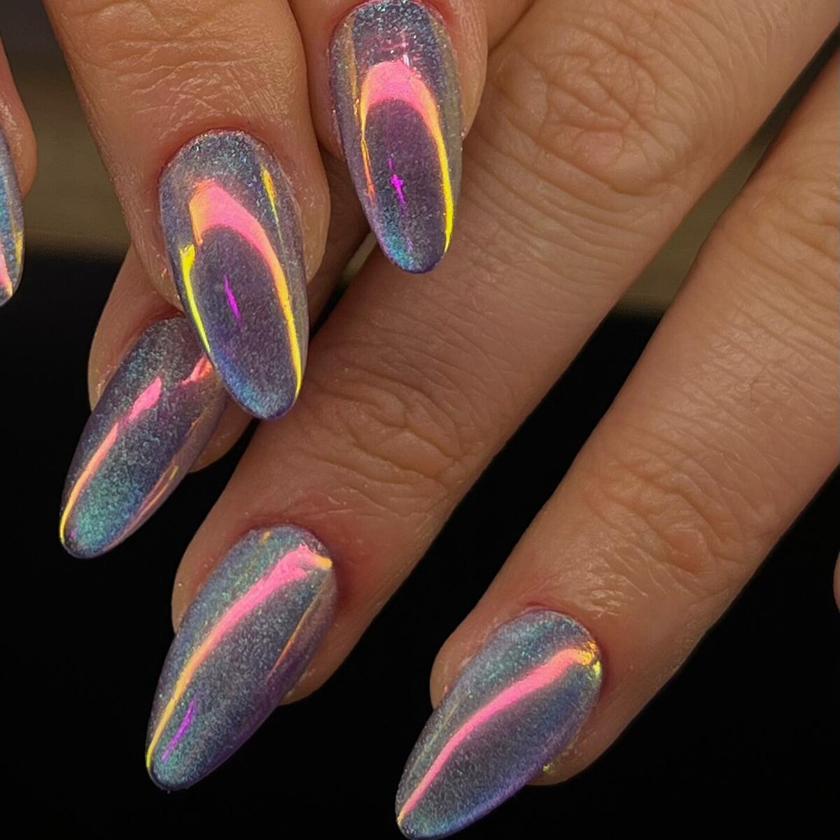 интересный дизайн ногтей. прикольный маникюр для детей. маникюр голубой френч. синий леопард на ногтях. маникюр с наклейками корги.