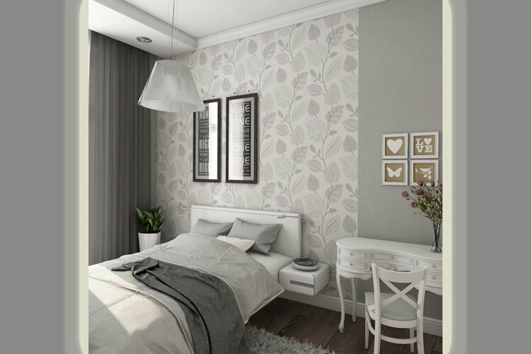 обои в комнату маленького размера.