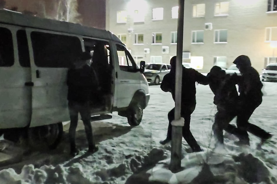 Предполагаемый «польский шпион»: на этой фотографии, предположительно, изображён арест в Пензенской области © ФСБ России/picture alliance