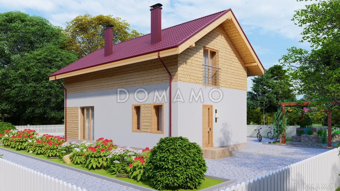 Вид со стороны котельной